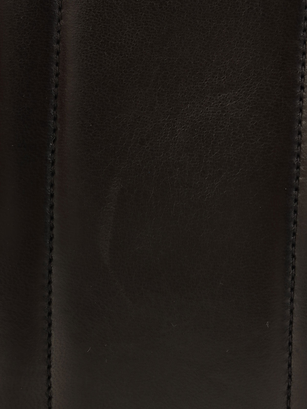 Mademoiselle Stitch CC Turnlock Chain Shoulder Bag, Black, circa 1992