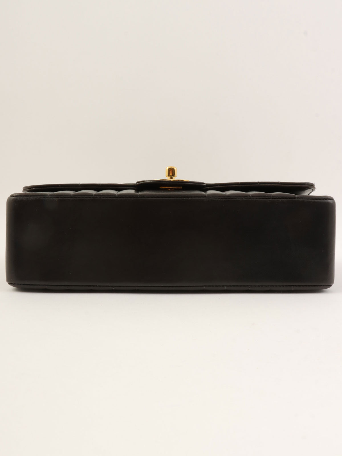 1992年頃製 マドモアゼルステッチCCターンロックチェーンショルダーバッグ ブラック