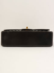 1992年頃製 マドモアゼルステッチCCターンロックチェーンショルダーバッグ ブラック