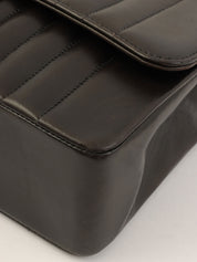 Mademoiselle Stitch CC Turnlock Chain Shoulder Bag, Black, circa 1992