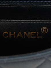 1995 Classic Flap Chain Bag Mini Navy