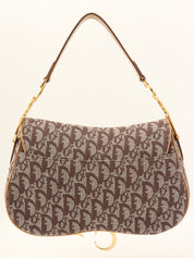 トロッターパターンサドルバッグ ブラウン/ベージュ