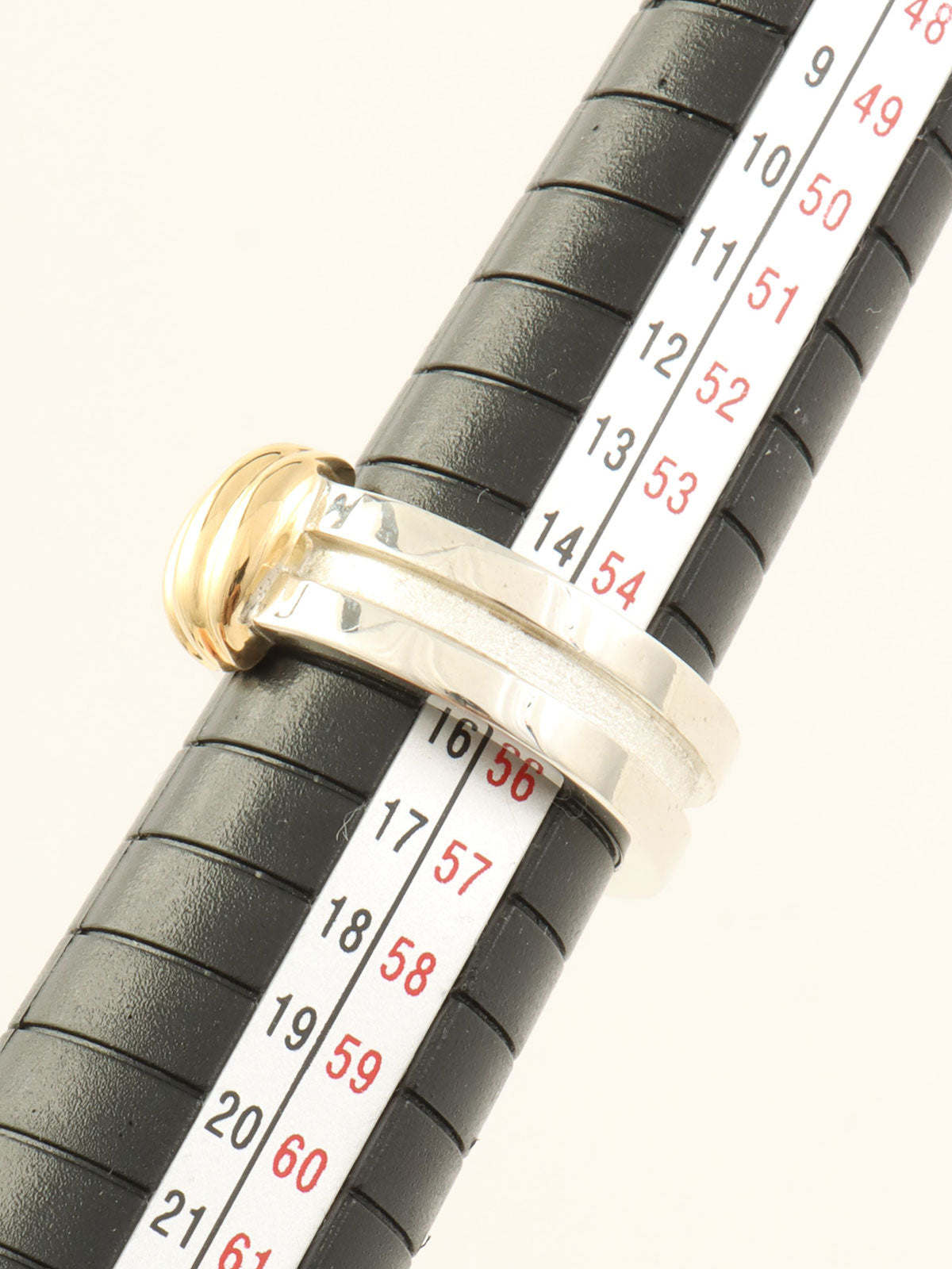 18K925 Glued Wiz Ring Silver/Gold