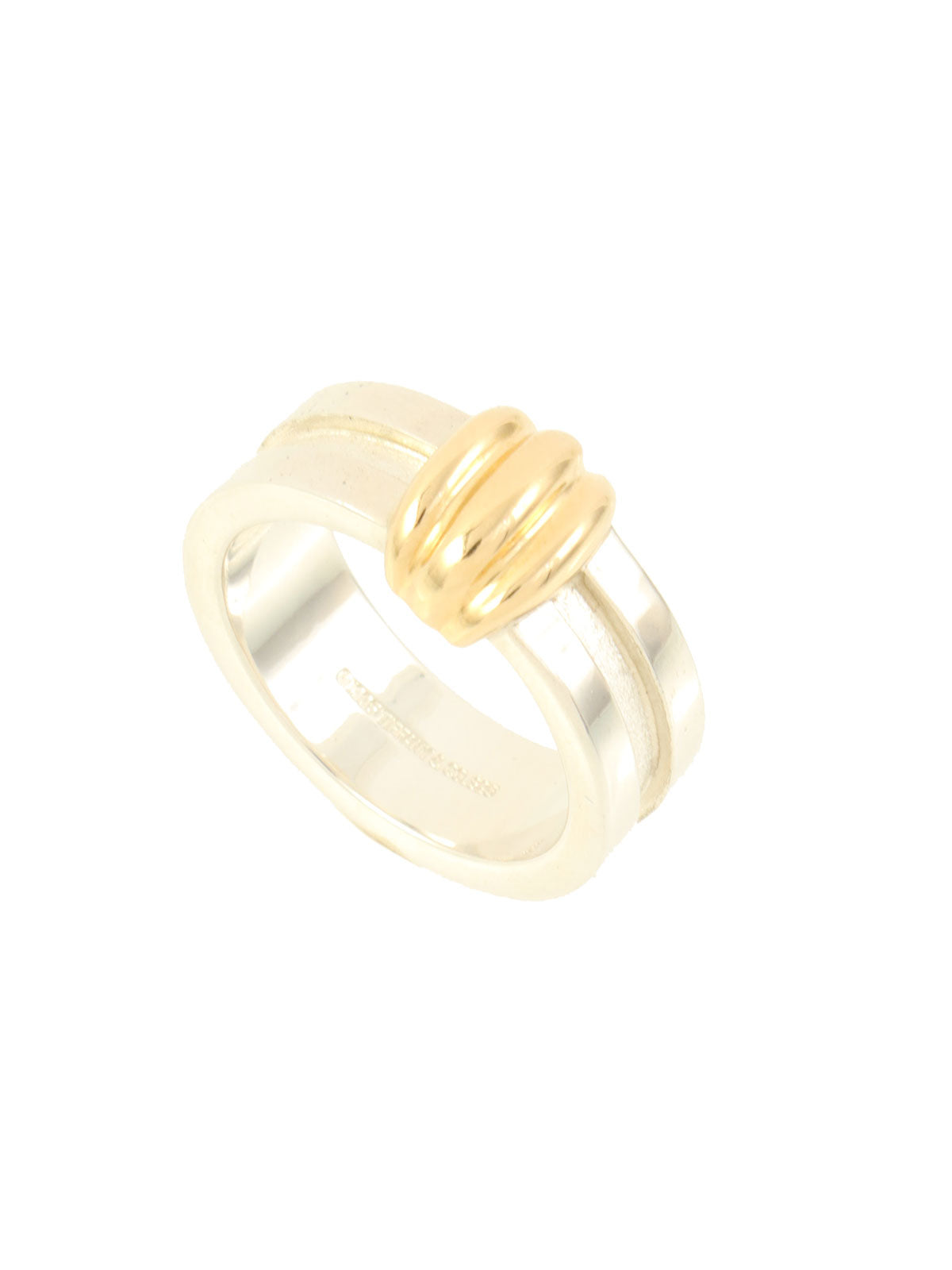 18K925 Glued Wiz Ring Silver/Gold