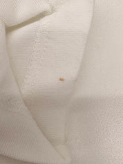 デニムローズロゴパッチワーク半袖Tシャツ ホワイト/ブルー