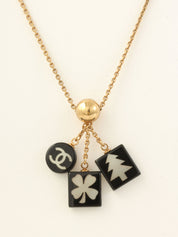 2003年製 マルチモチーフCCマークネックレス ゴールド/ブラック