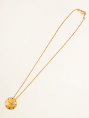 1999年製 ラインストーンロゴネックレス ゴールド/マルチ