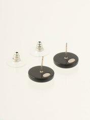 2004 Rhinestone CC Mark Earrings