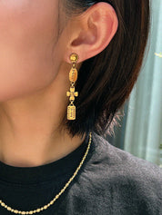 1999年製 CCマーククロススウィングピアス ゴールド