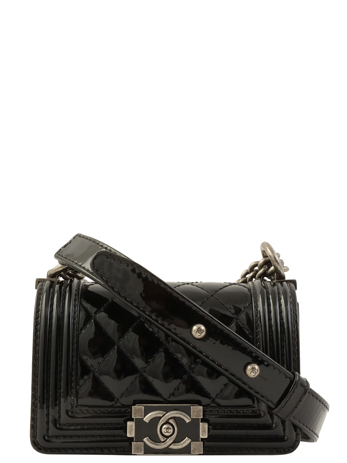 2013年頃製 ボーイシャネルチェーンバッグミニ ブラック