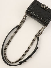 2013年頃製 ボーイシャネルチェーンバッグミニ ブラック