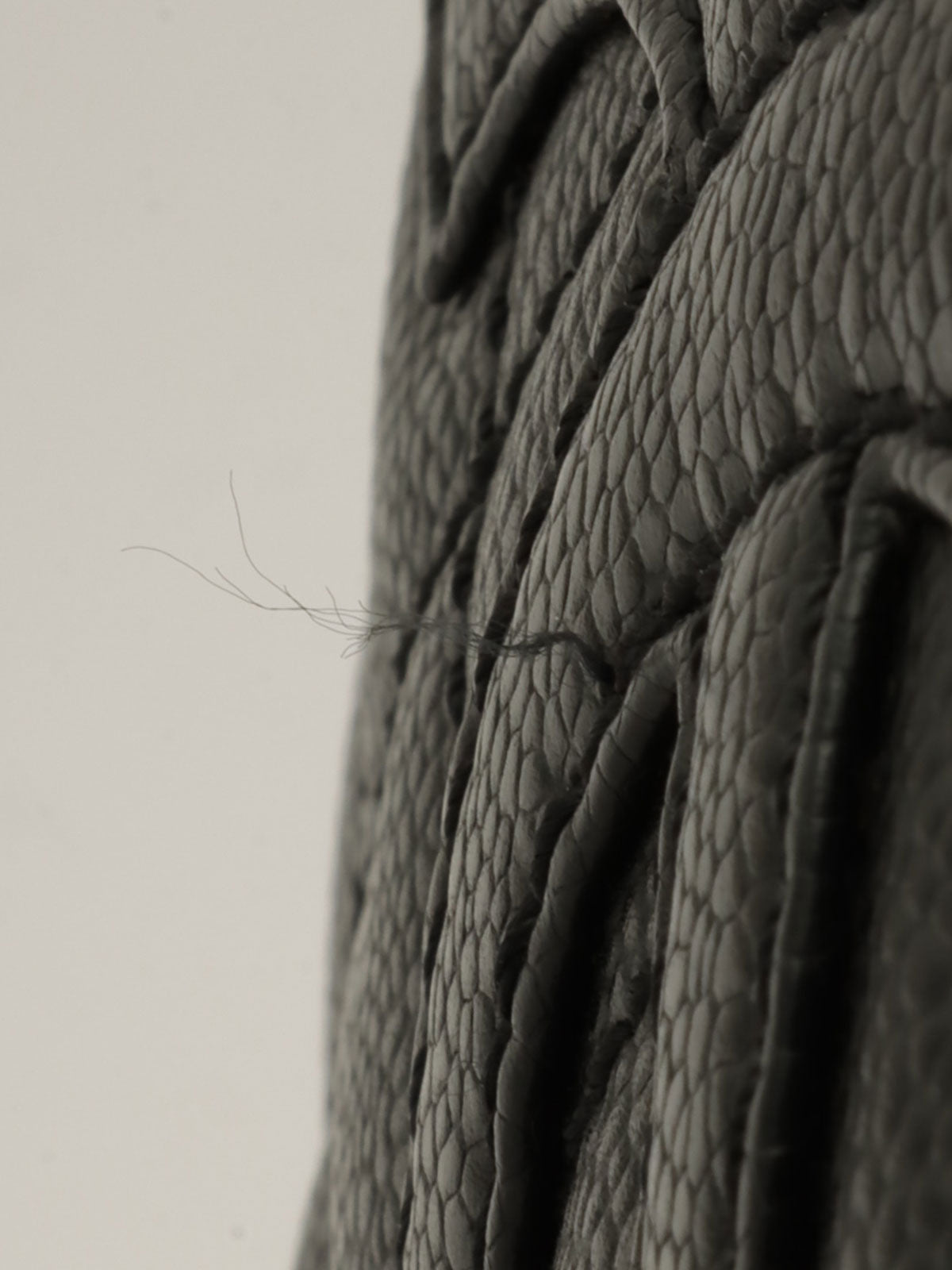 2005年頃製 キャビアスキンCCマークステッチショルダーバッグ ブラック