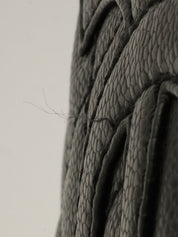 2005年頃製 キャビアスキンCCマークステッチショルダーバッグ ブラック