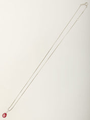 platinum ruby ​​diamond necklace