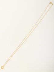 18K Gold Diamond Teardrop Necklace