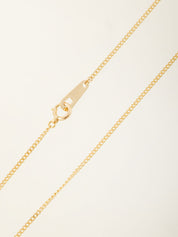 18K Gold Diamond Teardrop Necklace