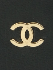 1998年頃製　キャビアスキンCCマークプレートカードケース　ブラック