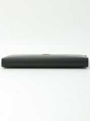 1998年頃製　キャビアスキンCCマークプレートカードケース　ブラック