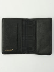 1998年頃製　キャビアスキンCCマークプレートカードケース　ブラック