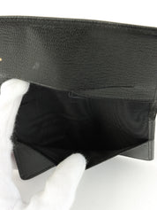 1998年頃製　キャビアスキンCCマークプレートカードケース　ブラック