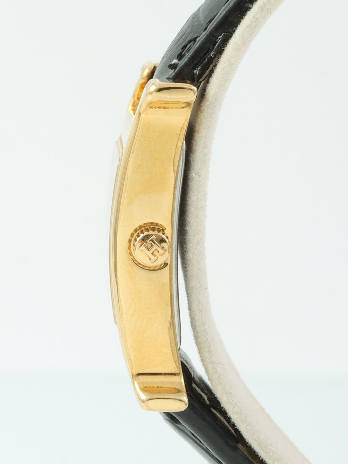 Hウォッチ　ゴールド/ブラック/レッド