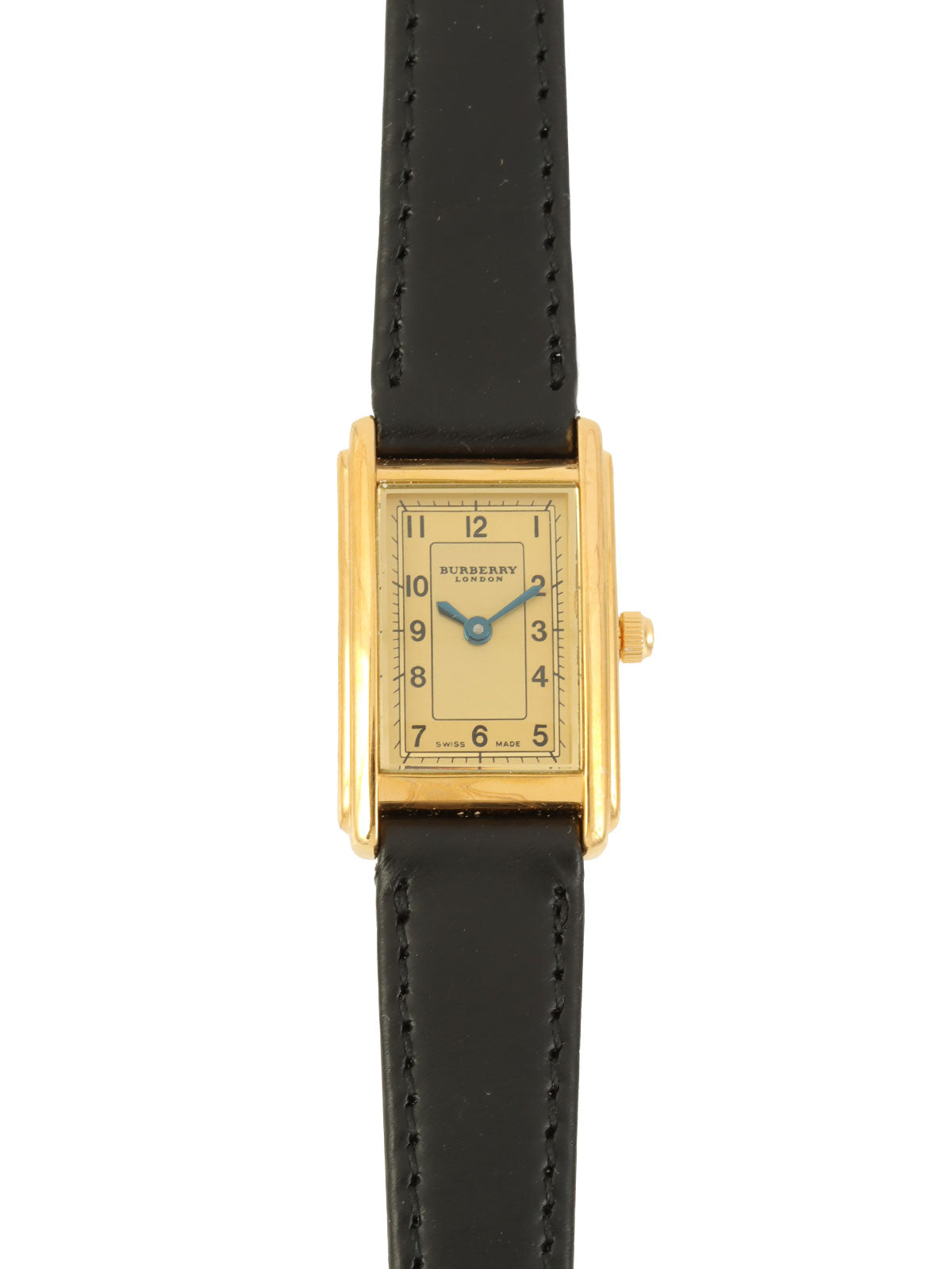 レクタンギュラーウォッチ ゴールド/ブラック