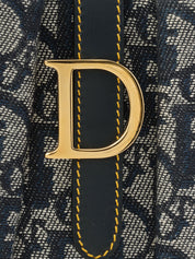 トロッターパターンハンドバッグ　ネイビー