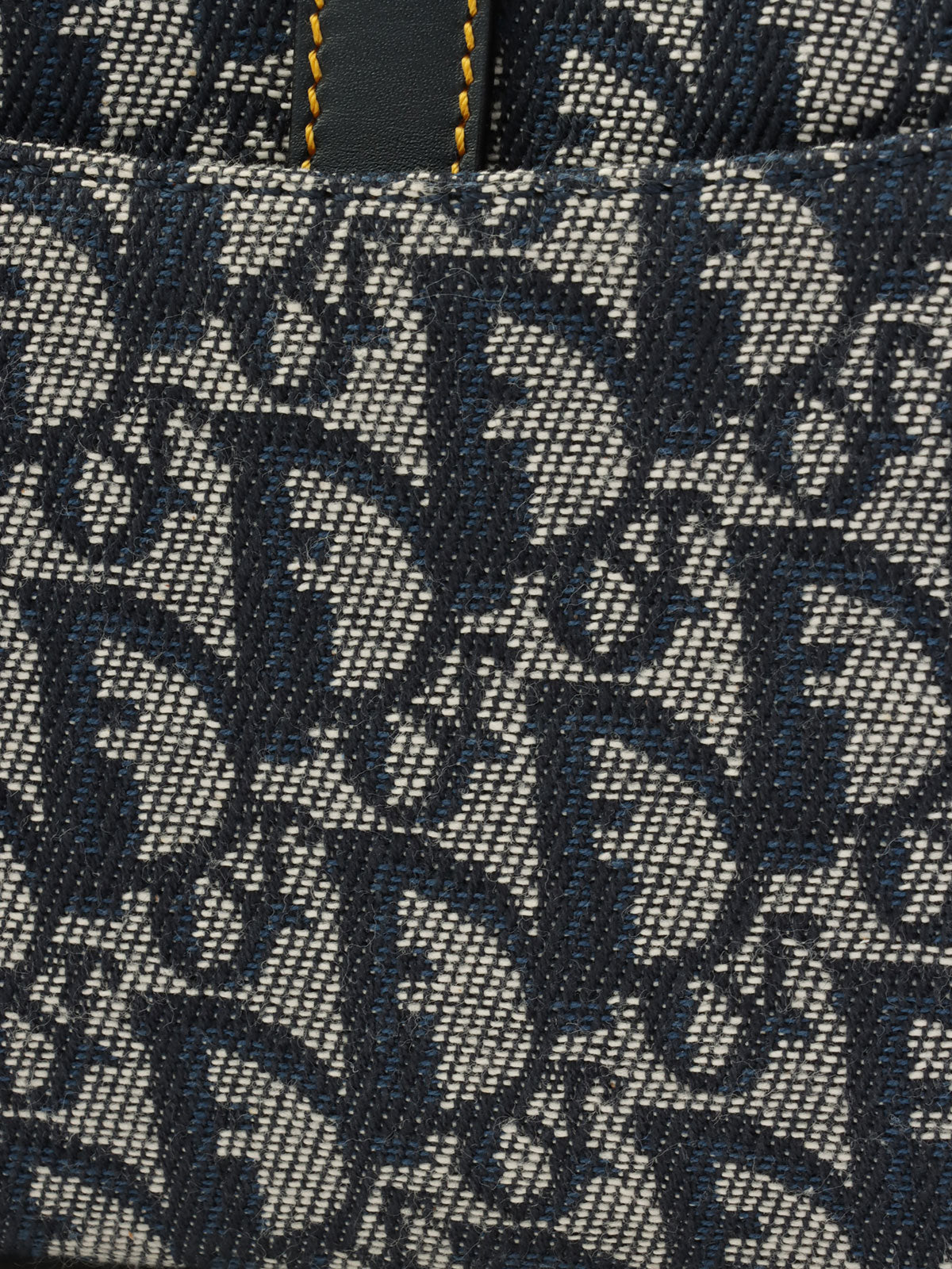 トロッターパターンハンドバッグ ネイビー