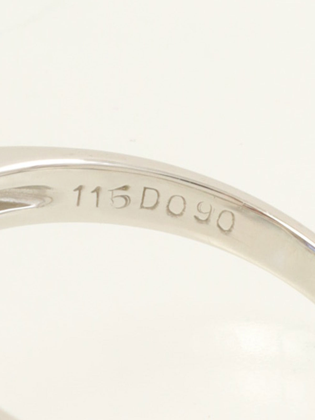 Platinum Sapphire Diamond Ring in Silver/Blue