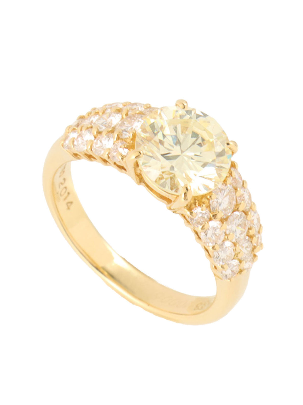 18K Gold Diamond Ring