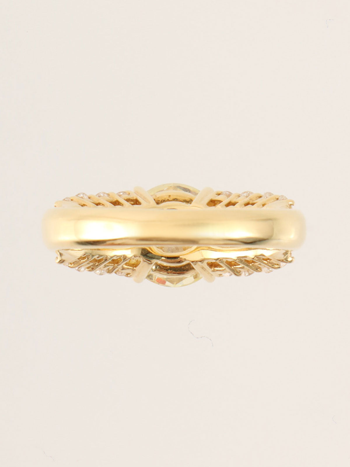 18Kダイヤモンドリング ゴールド