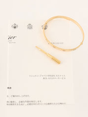 18Kラブブレスレット　ゴールド