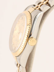 1994-1995 10P Diamond Oyster Perpetual Datejust Gold/Silver