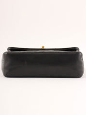 1992年頃製 マトラッセステッチCCターンロックチェーンショルダーバッグミニ ブラック