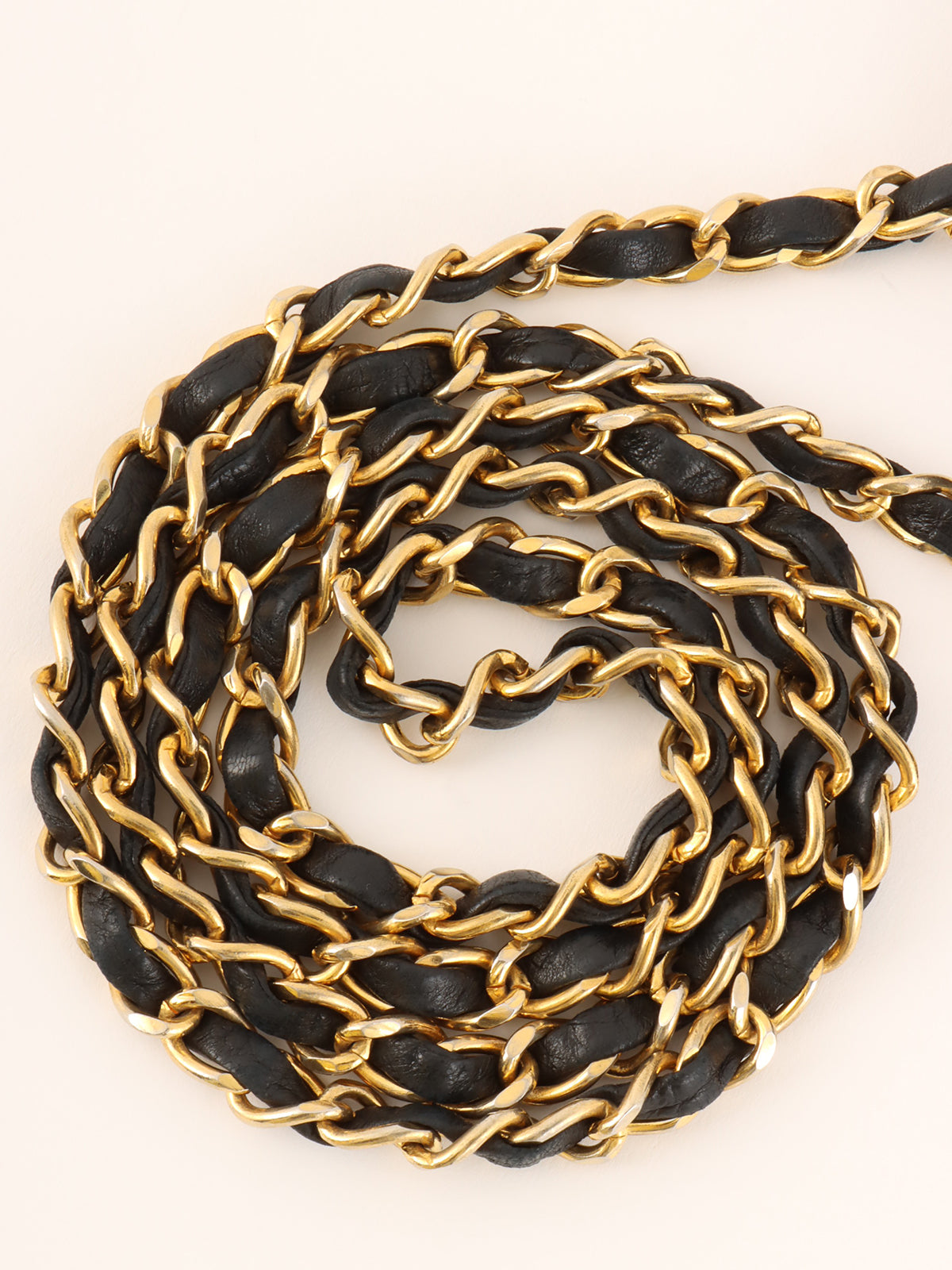 1992年頃製 マトラッセステッチCCターンロックチェーンショルダーバッグミニ ブラック