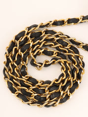 1992年頃製 マトラッセステッチCCターンロックチェーンショルダーバッグミニ ブラック