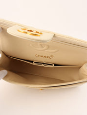 1997年頃製　クラシックフラップチェーンバッグ23cm　アイボリー