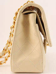 1997 Classic Flap Chain Bag, 23cm, Ivory