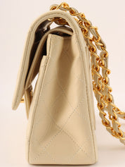 1997 Classic Flap Chain Bag, 23cm, Ivory