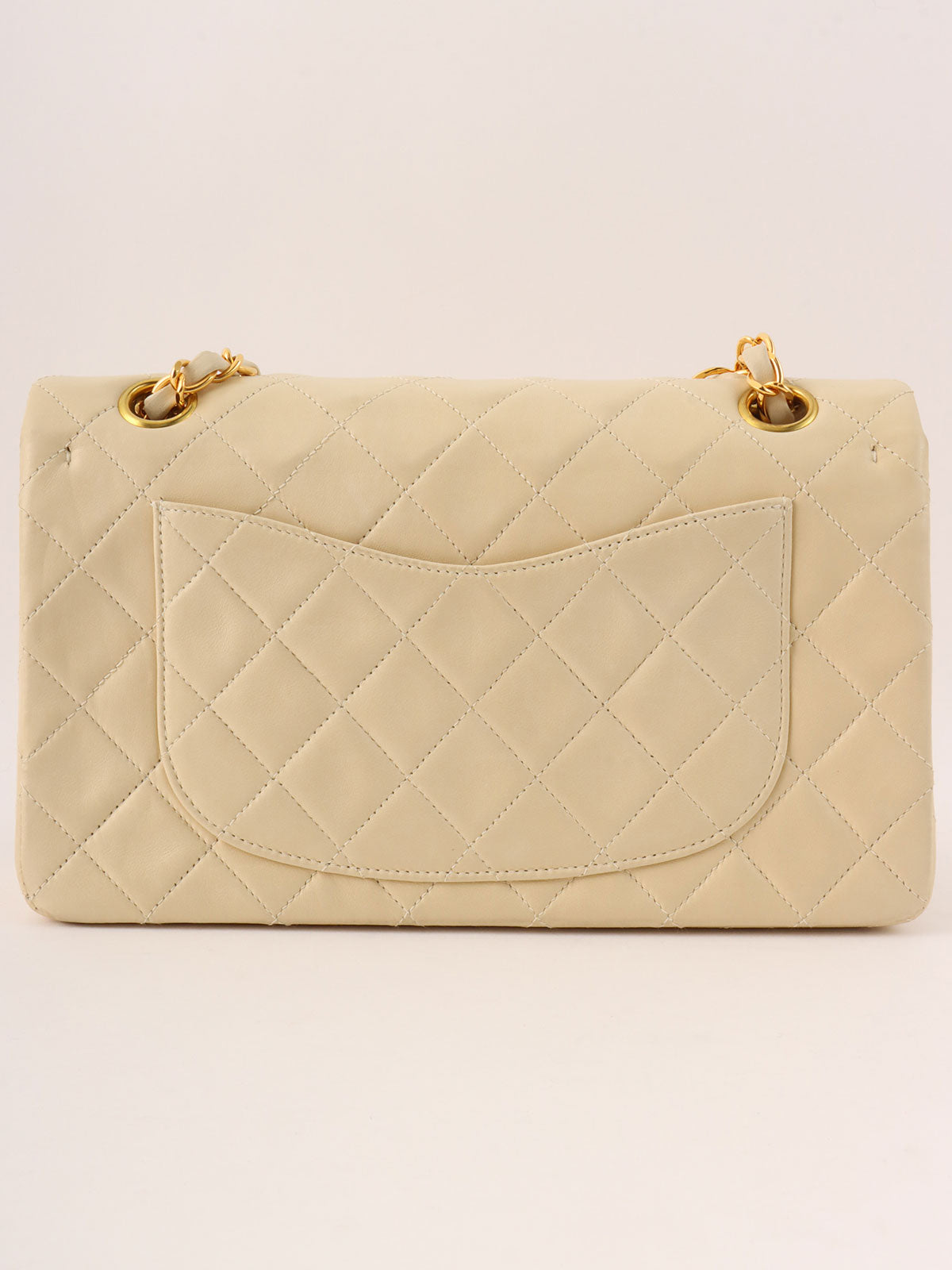 1997 Classic Flap Chain Bag, 23cm, Ivory