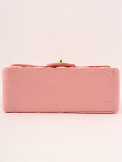 2003年頃製 キャビアスキンクラシックフラップチェーンバッグミニ ピンク