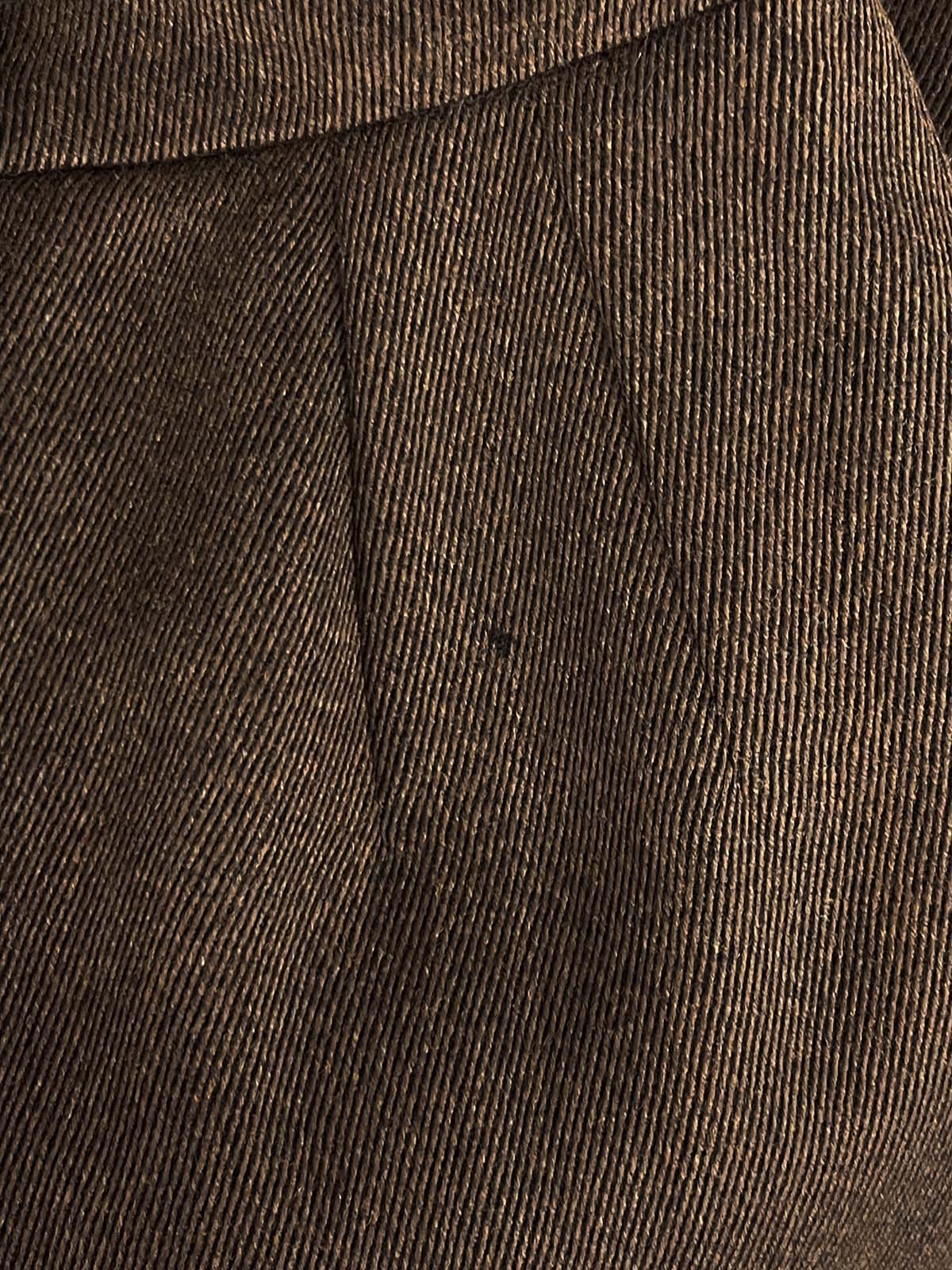 ウールロゴボタンセットアップ ブラウン