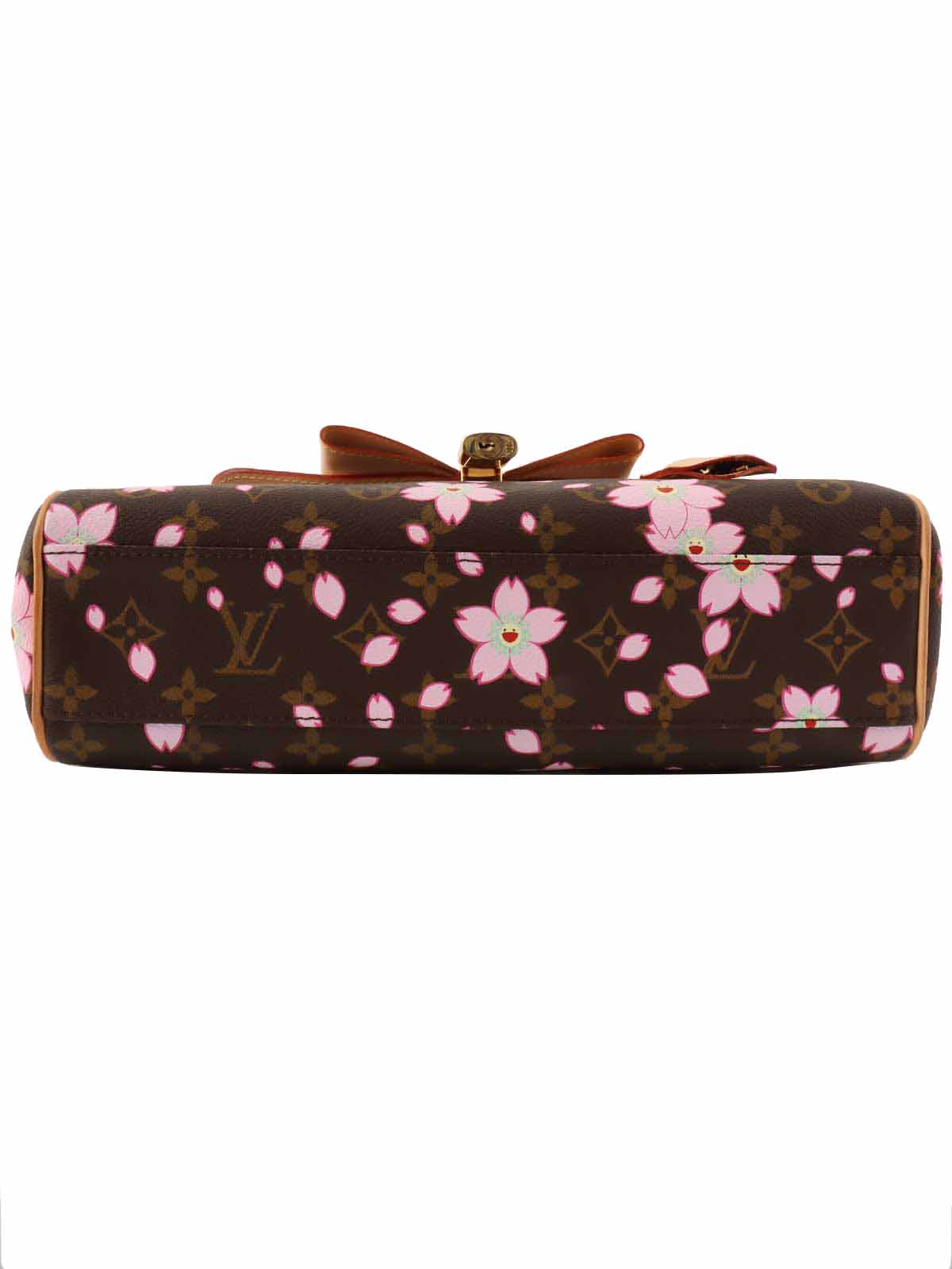 2003年製 村上隆コラボレーションモノグラムチェリーブロッサムサックレトロ ブラウン/ピンク