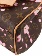 2003年村上隆合作款字母樱花包 复古棕/粉色