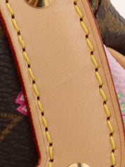 2003年製 村上隆コラボレーションモノグラムチェリーブロッサムサックレトロ ブラウン/ピンク