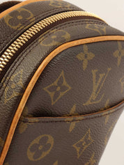 2004年製 キャンバスモノグラムポシェットガンジュ ブラウン