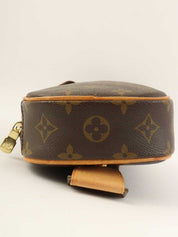 2004年製 キャンバスモノグラムポシェットガンジュ ブラウン