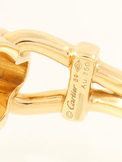 18Kエメラルドオニキスダイヤモンドパンテールリング ゴールド