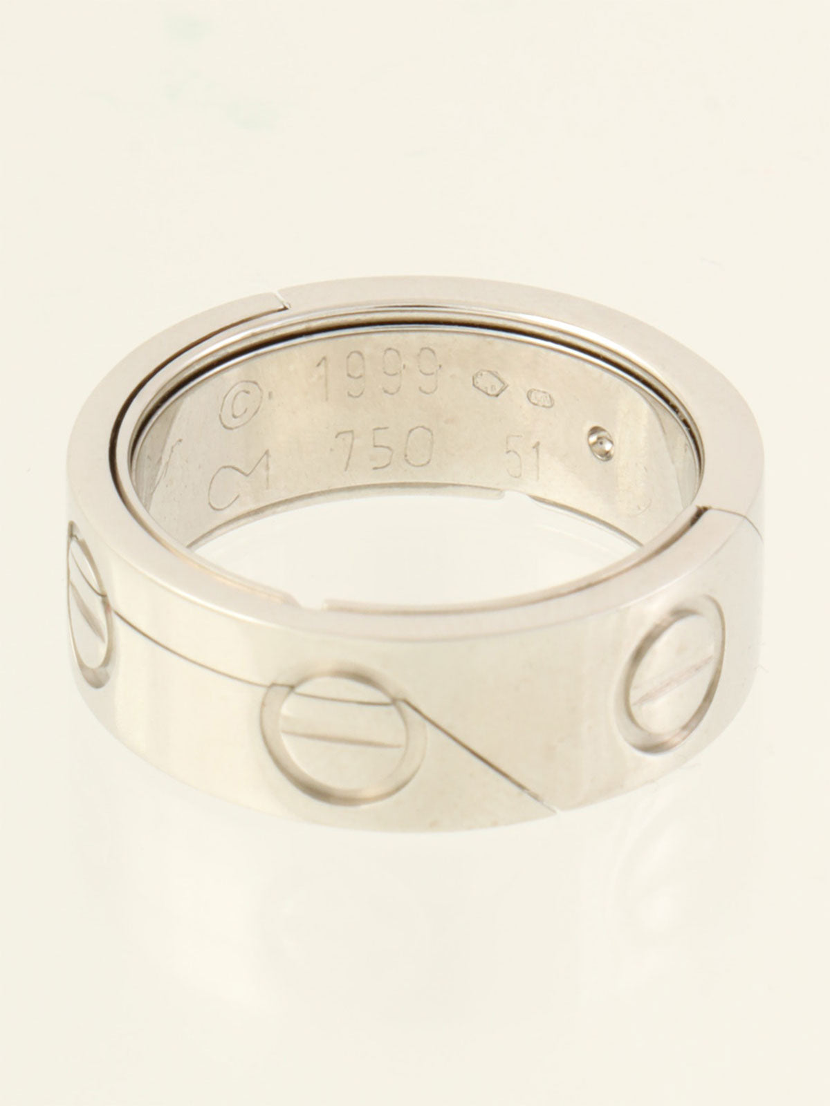 18Kアストロラブリング シルバー