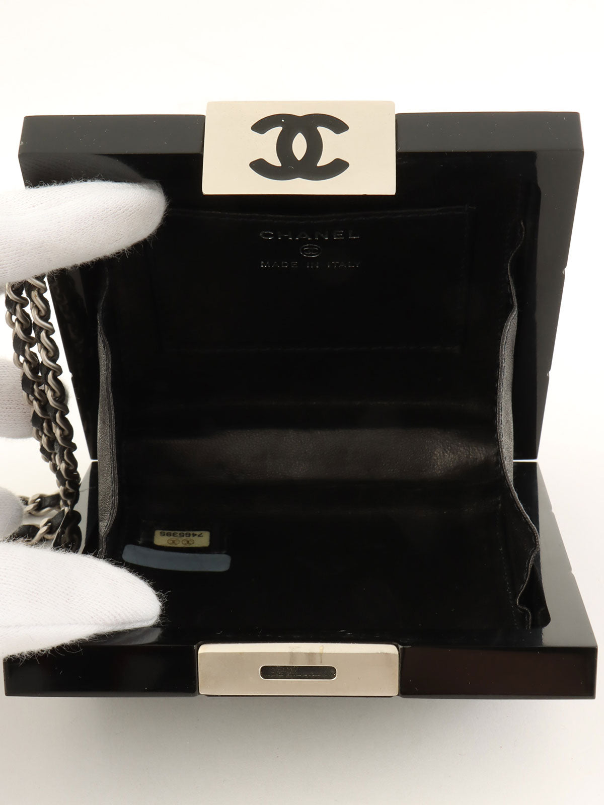 2001年頃製 チョコバーCCマークプレートクラッチバッグ ブラック